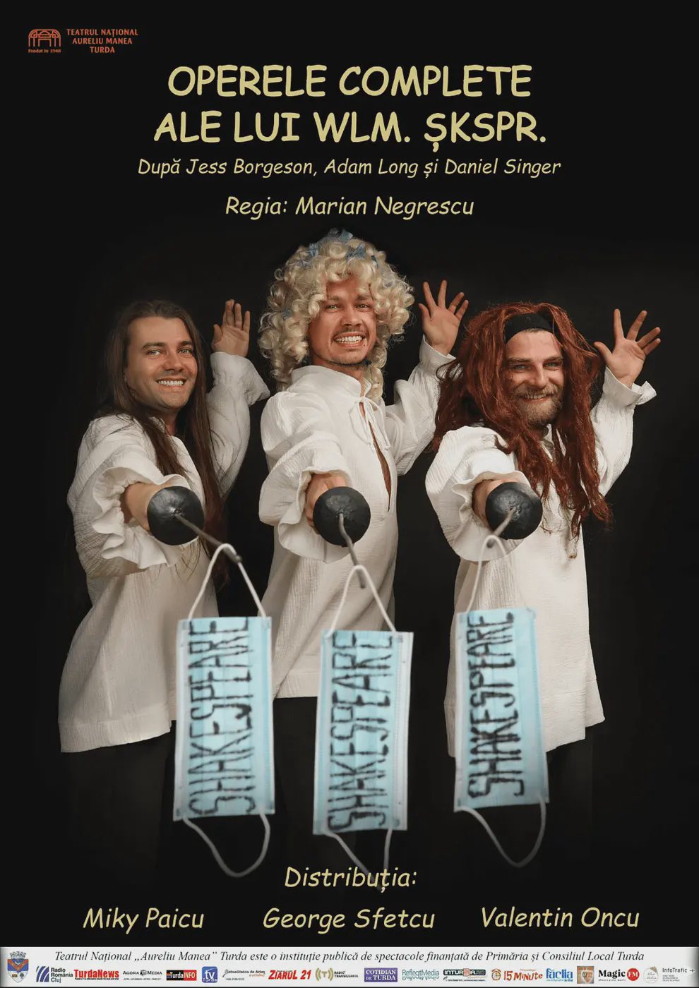Afis — Operele complete ale lui WLM. ȘKSPR., regia Marian Negrescu